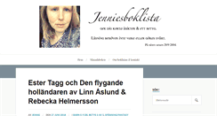 Desktop Screenshot of jenniesboklista.com